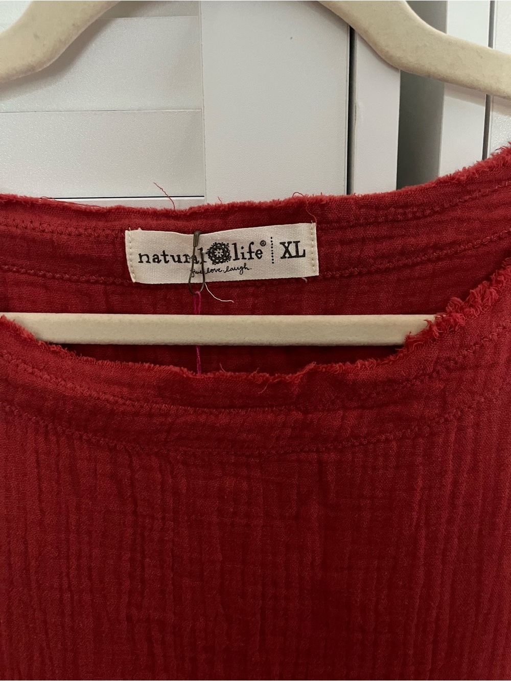 Natural Life NWT Size XL Cotton Gauze Lightweight Popover Tunic Comfort Cozy - Picture 2 of 6